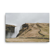 Flatly Hill of Chute Canvas Print