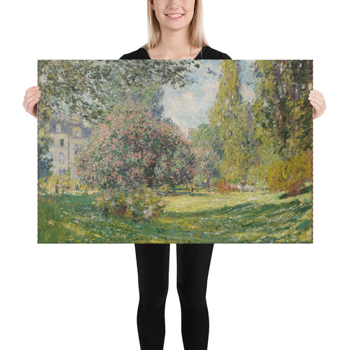Landscape - Parc Monceau Classic Art Canvas