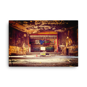 Ruined Old Theatre Canvas Print