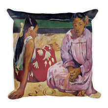 Tahitian Women on the Beach Premium Pillow