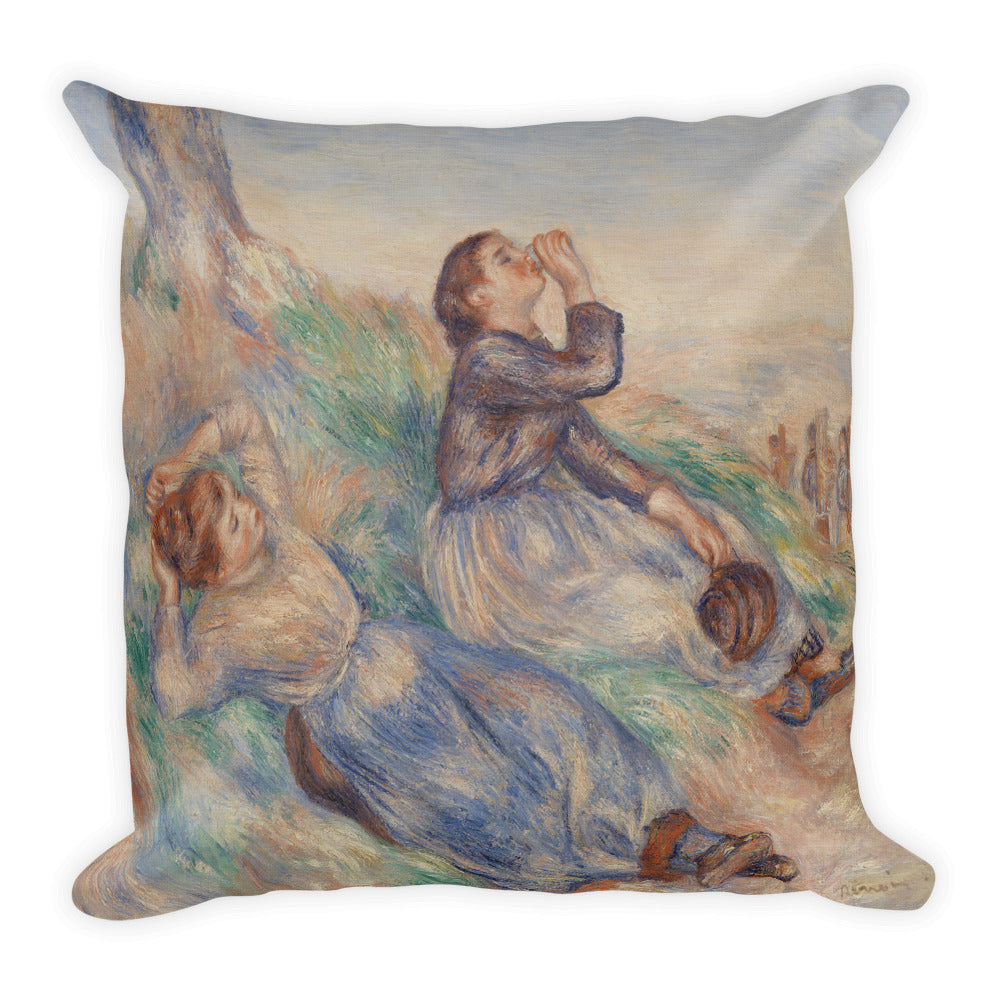 Grape Gatherers Premium Pillow