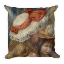 Girls with Hats Premium Pillow