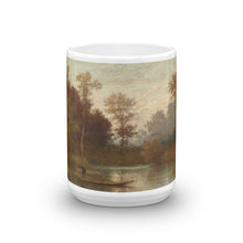 Karl Peter Burnitz - Flusslandschaft mit Kahn Classic Art Mug