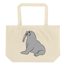 Walrus and Tucan Large Organic Tote Bag