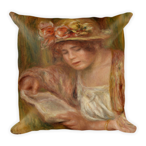Andrée en chapeau Premium Pillow