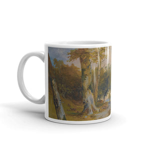 Carl Blechen - Wald mit kleinem Weiher Classic Art Mug