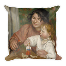 Child with Toys Premium Pillow