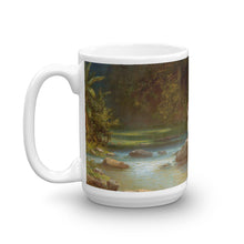 Ferdinand Bellermann - Badende am Fluss Classic Art Mug