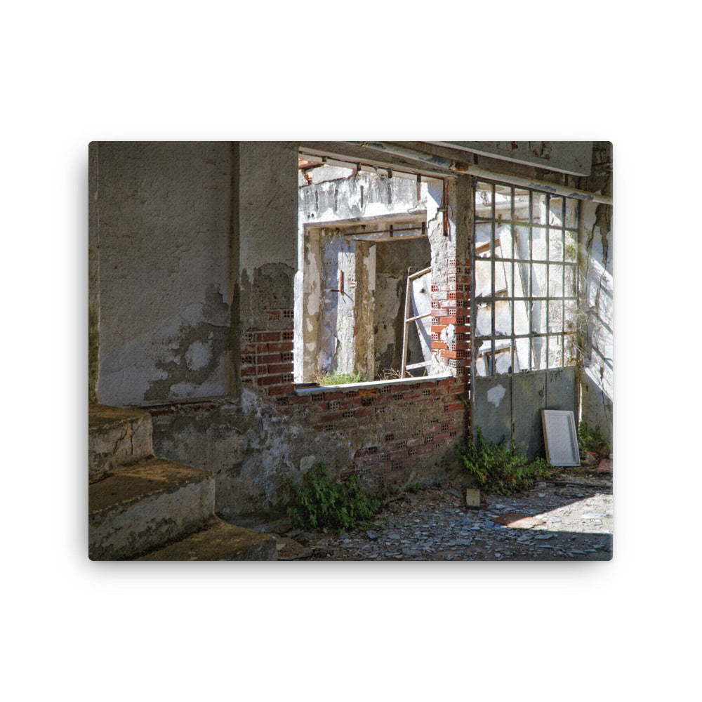 Ruined Condo Rack Canvas Print