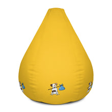 Bundle Jack Russel Yellow Bean Bag Chair w/ filling
