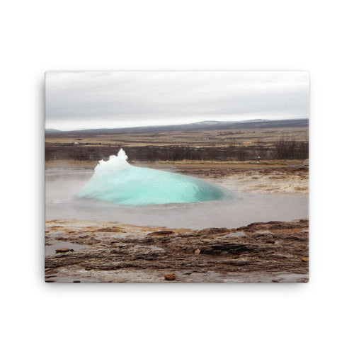 Muddy Turquoise Canvas Print