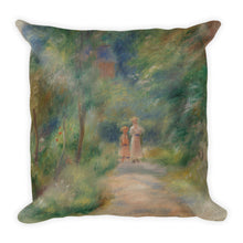 Two Figures on a Path Premium Pillow