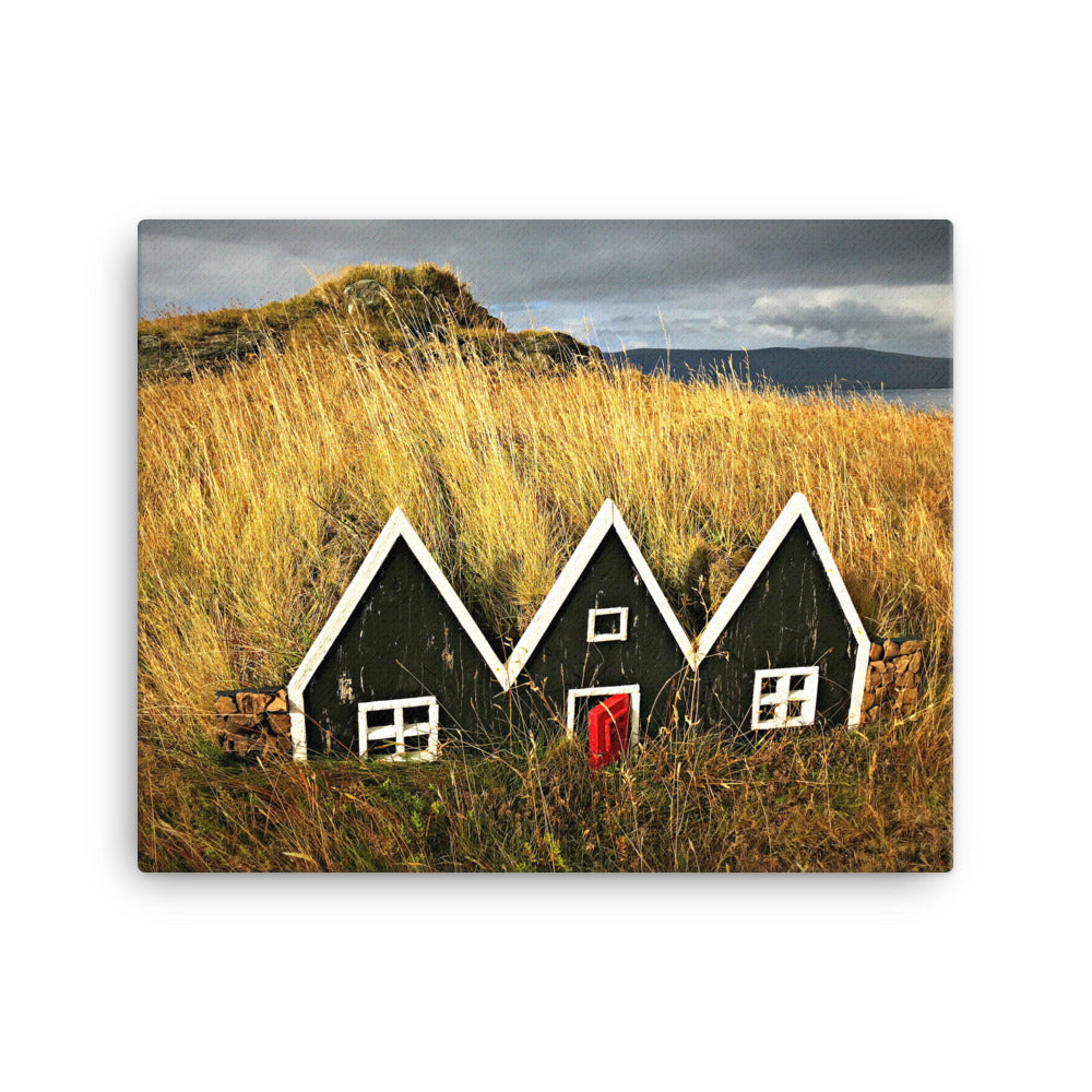 Triangle Savana Canvas Print