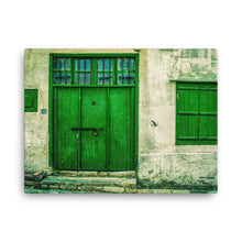 Green Door Sanitarium Canvas Print