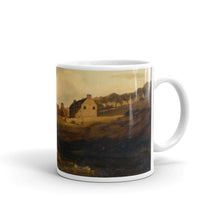 Samuel Bough - Drying sheets at a coastal Scottish hamlet Classic Art Mug