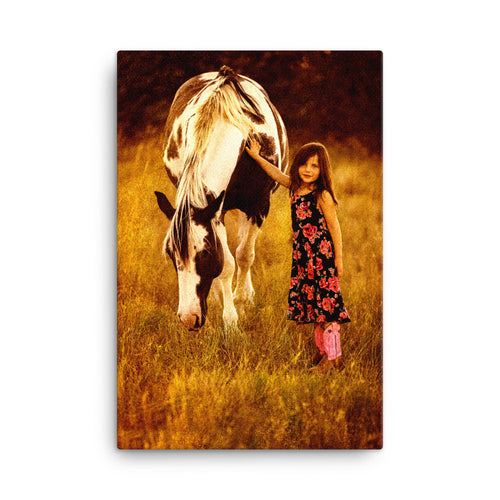 Scream Silenced Horse Art Canvas