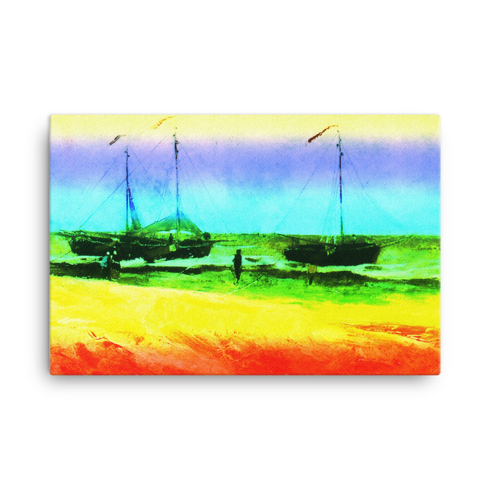 Strand von Schevenigen Remastered Art Canvas