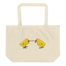 Restless Chickens Large Organic Tote Bag