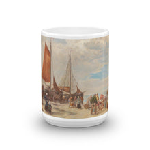 Désiré Thomassin - Fishermen on the Beach Classic Art Mug