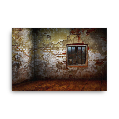 Thick Brick Old House Canvas Print