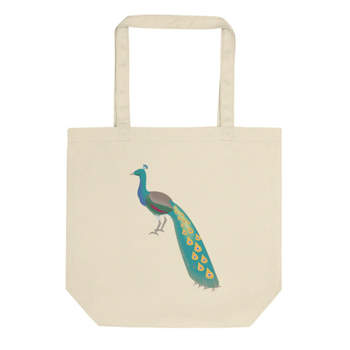 Elegance As Peacock Eco Tote Bag