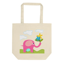 Romantic Elephant Eco Tote Bag