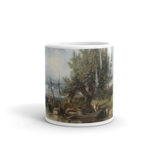 Camille Flers - Paysage de rivière avec les pêcheurs Classic Art Mug