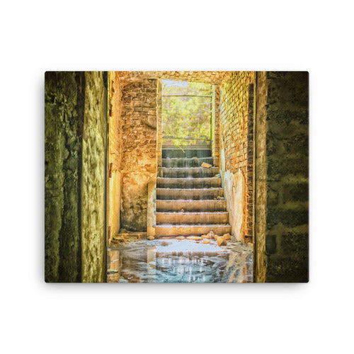 Corridor Stairway Canvas Print