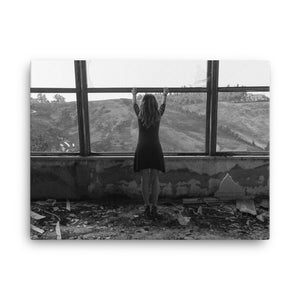 Panoramic Girl Canvas Print