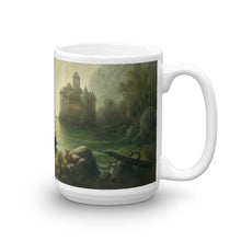 Albert Rieger - Crossing in a Moonlit Night Classic Art Mug
