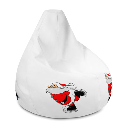 Skating Santa Bean Bag Chair w/ filling