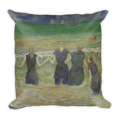 Women Bathing Premium Pillow