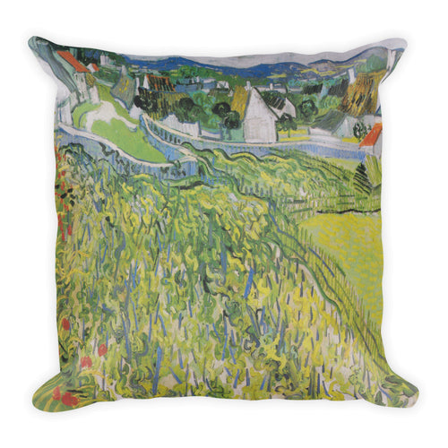 Weinberge mit Blick auf Auvers Premium Pillow