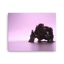 Unreal Purple Float Canvas Print