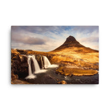 Cascade Of Trilogy Canvas Print