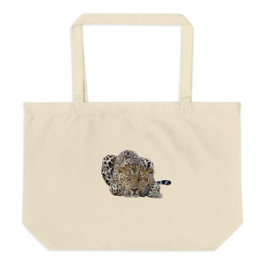 Leopard Large Organic Tote Bag