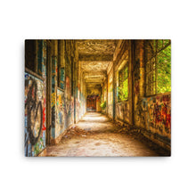 Spring Old Mansion Canvas Print
