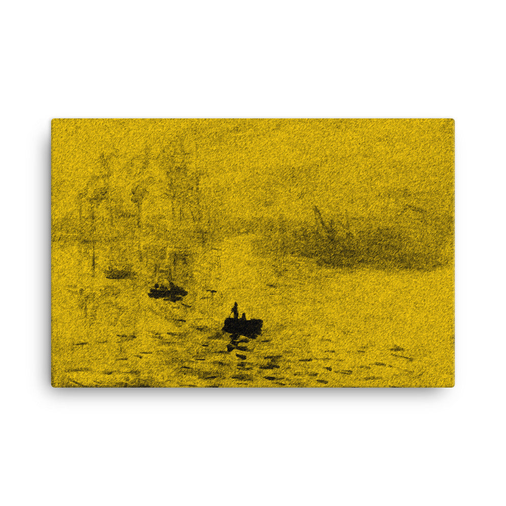 Impression, soleil levant Remastered Art Canvas