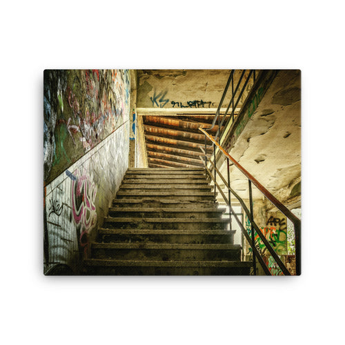 Glimpse of Stairway Canvas Print
