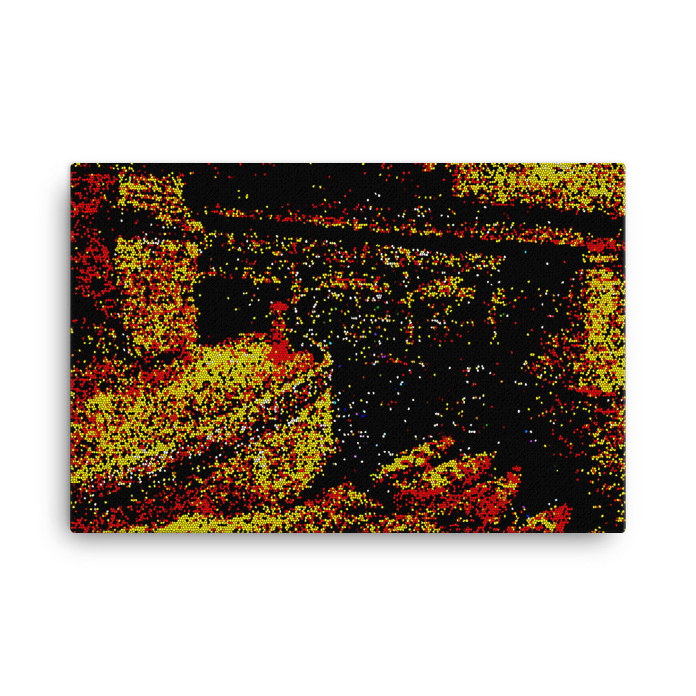 Bridges across the Seine Remastered Art Canvas