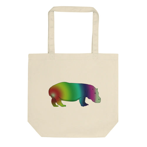 Colored Rhinos Eco Tote Bag