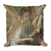 Young Girls at the Piano Premium Pillow