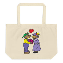 Love Is In The Air Large Organic Tote Bag