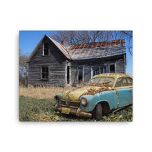Barn Old Car Canvas Print