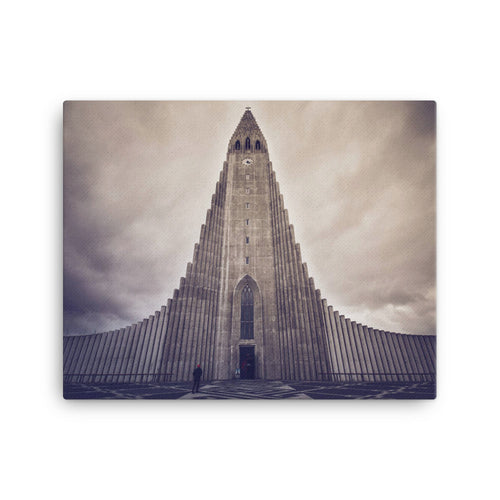 Reykjavik Church Canvas Print