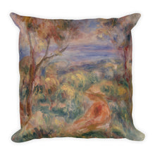 Two Figures on a Path Premium Pillow