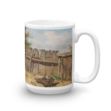 Anton Schrödl - In the Farmhouse Garden Classic Art Mug
