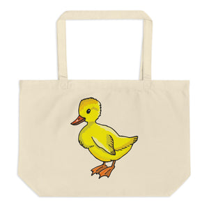 Ducky Duck Large Organic Tote Bag