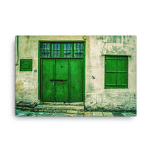 Green Door Sanitarium Canvas Print