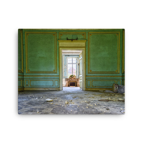 Ill Turquoise Lost Asylum Canvas Print